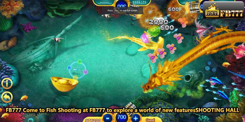 Come to Fish Shooting at FB777 to explore a world of new features