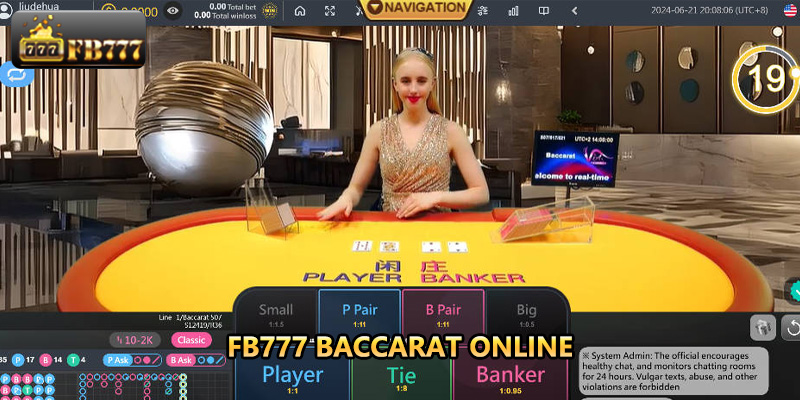 Live Baccarat Automatically At TP FB777 Lobby