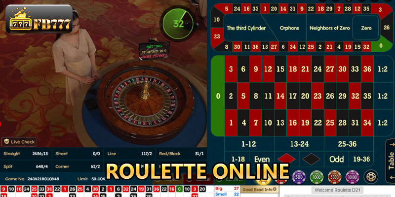 Roulette at DG FB777 Lobby