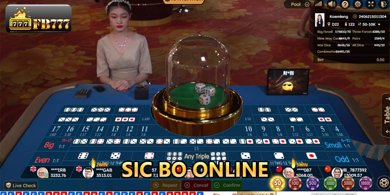 Sic Bo at DF FB777 Lobby